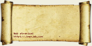 Jelisaveta Čokov vizit kartica